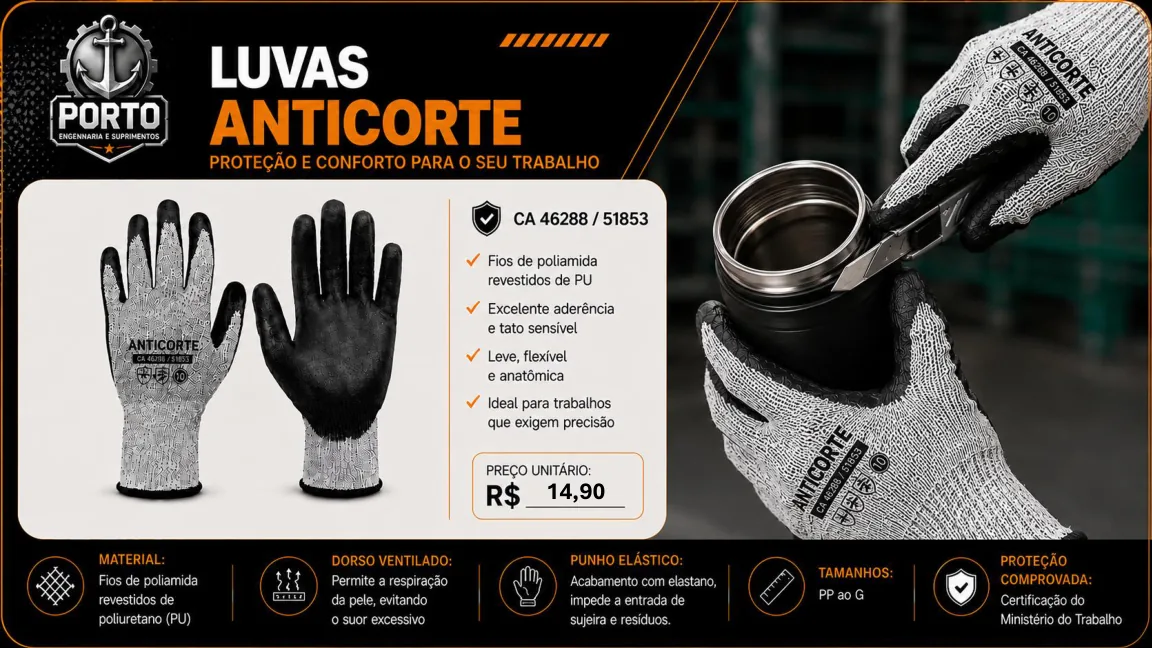 Luva Anticorte